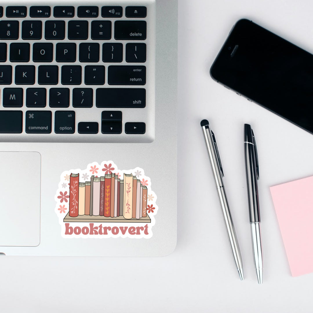 Booktrovert Vinyl Sticker