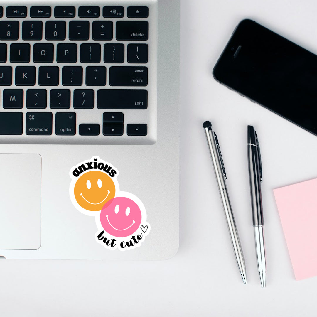 Anxious But Cute Vinyl Sticker