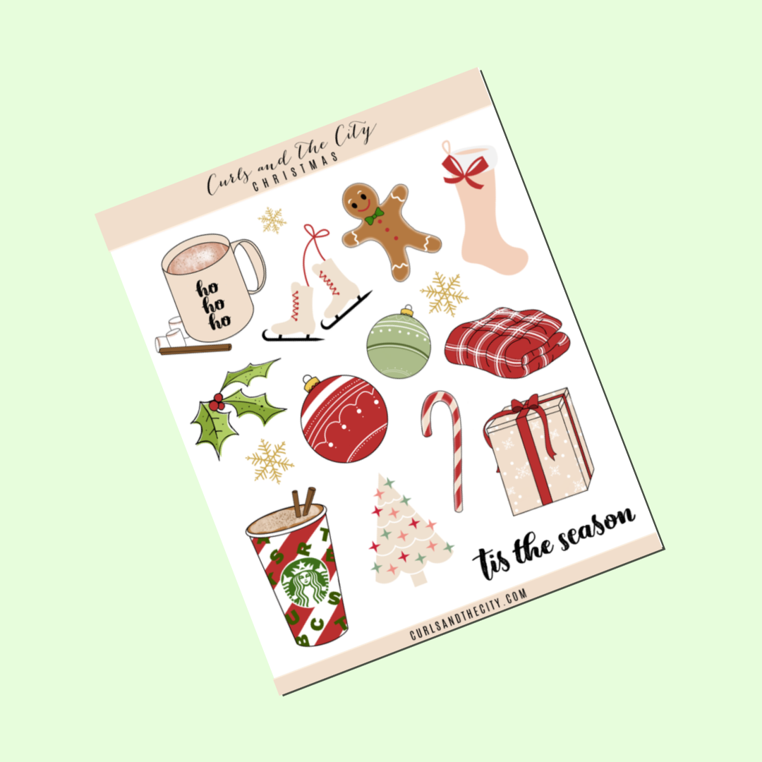 Christmas Sticker Sheet