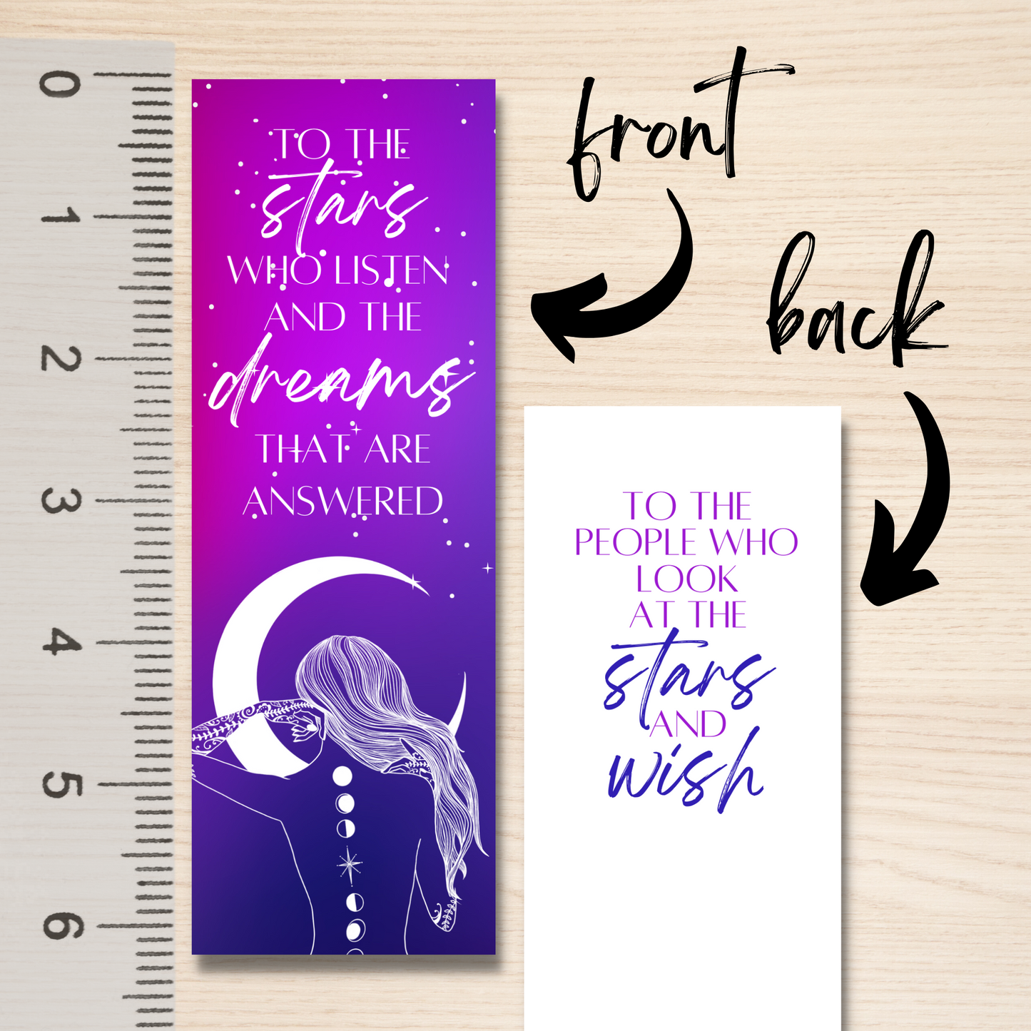 Feyre Stars and Dreams Bookmark, ACOTAR