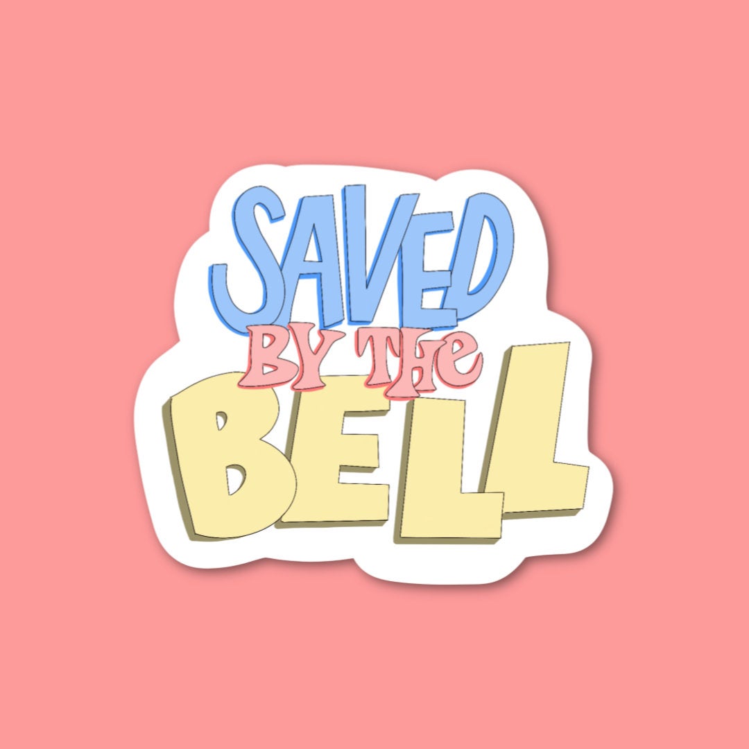 Retro Saved by the Bell Vinyl Sticker
