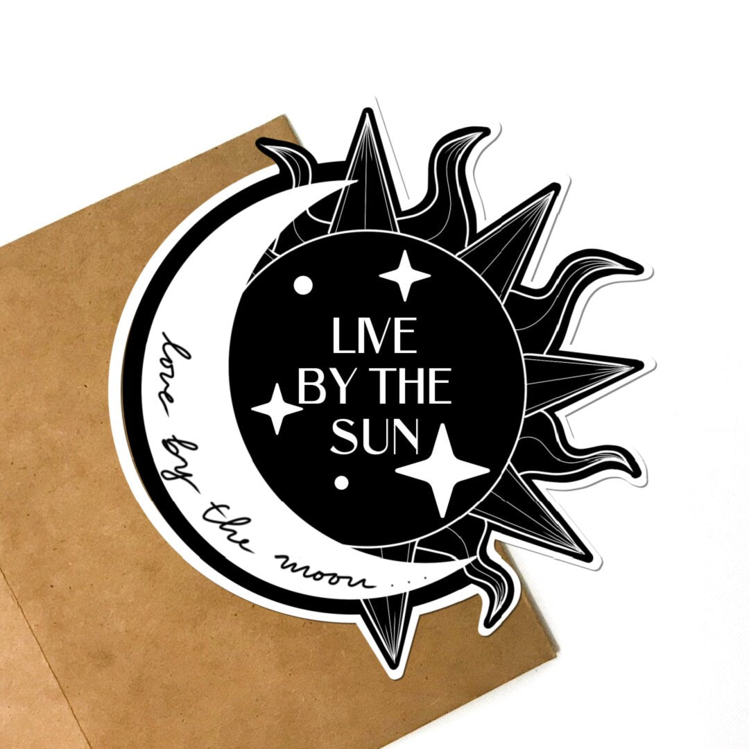 Sun Moon Vinyl Sticker