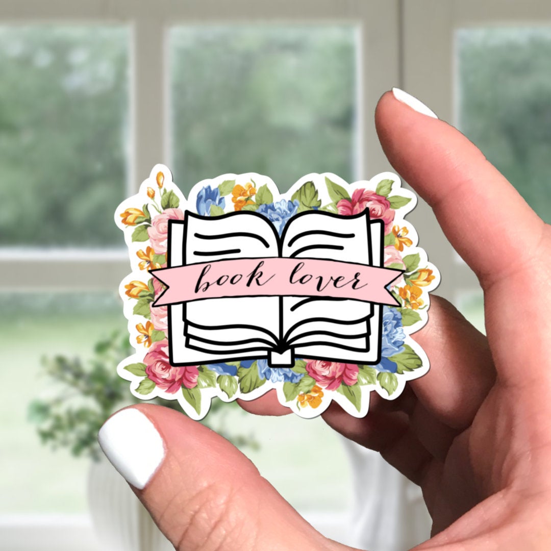 Book Lover Vinyl Sticker