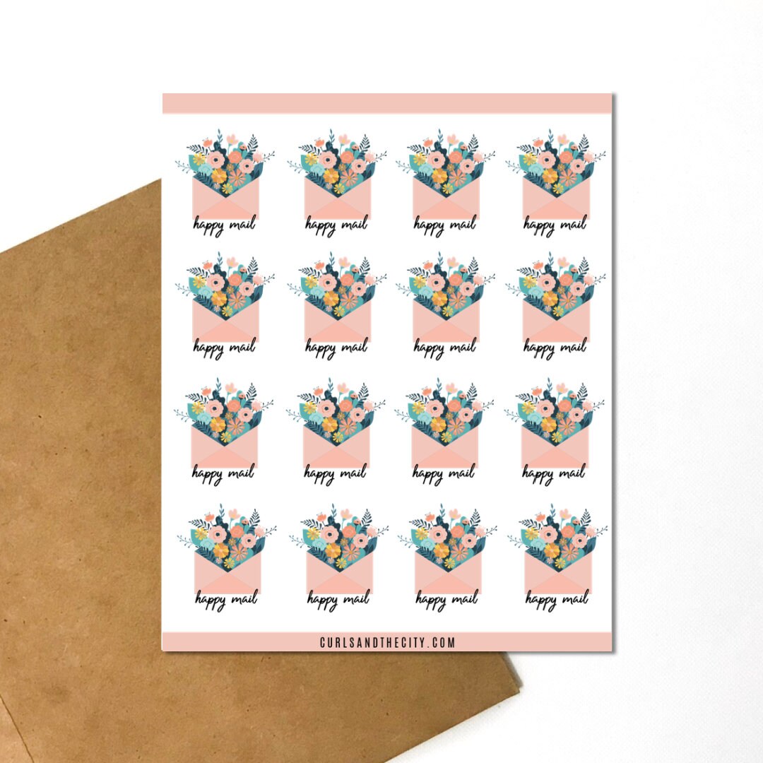 Happy Mail Sticker Sheet