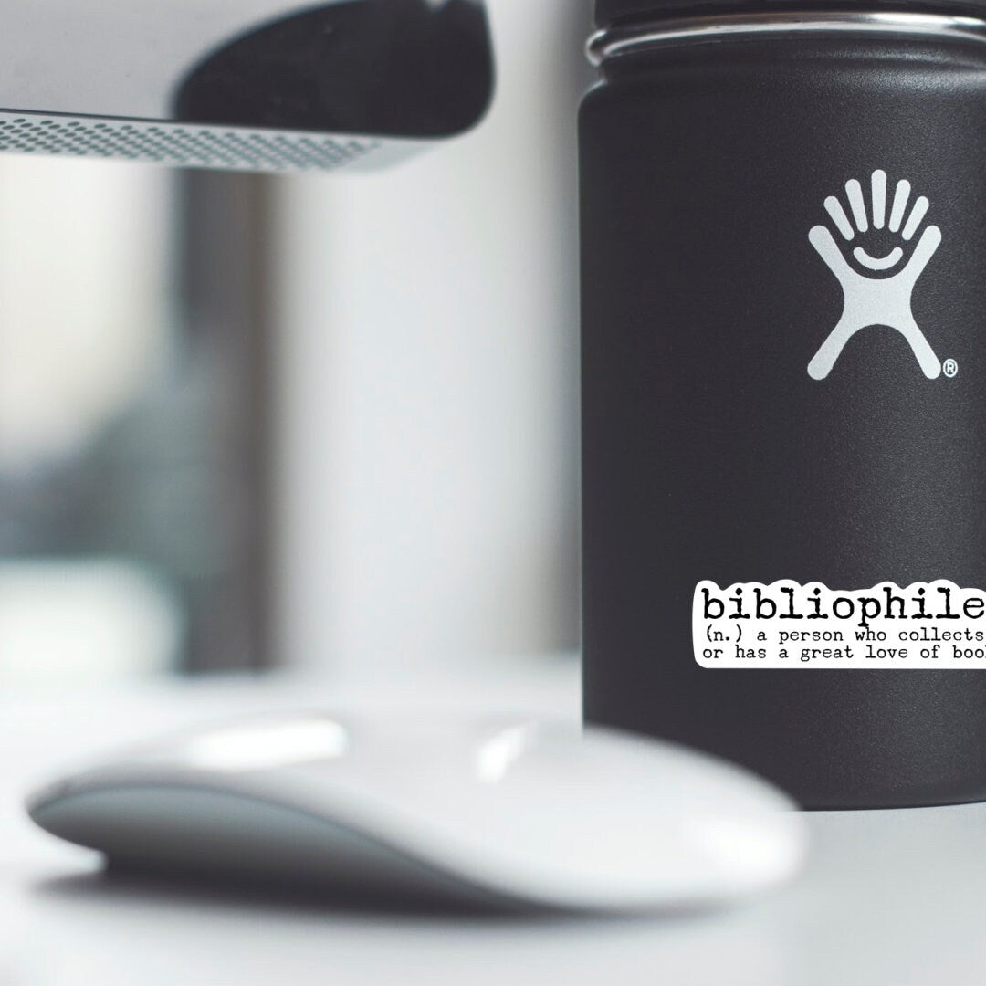 Bibliophile Vinyl Sticker