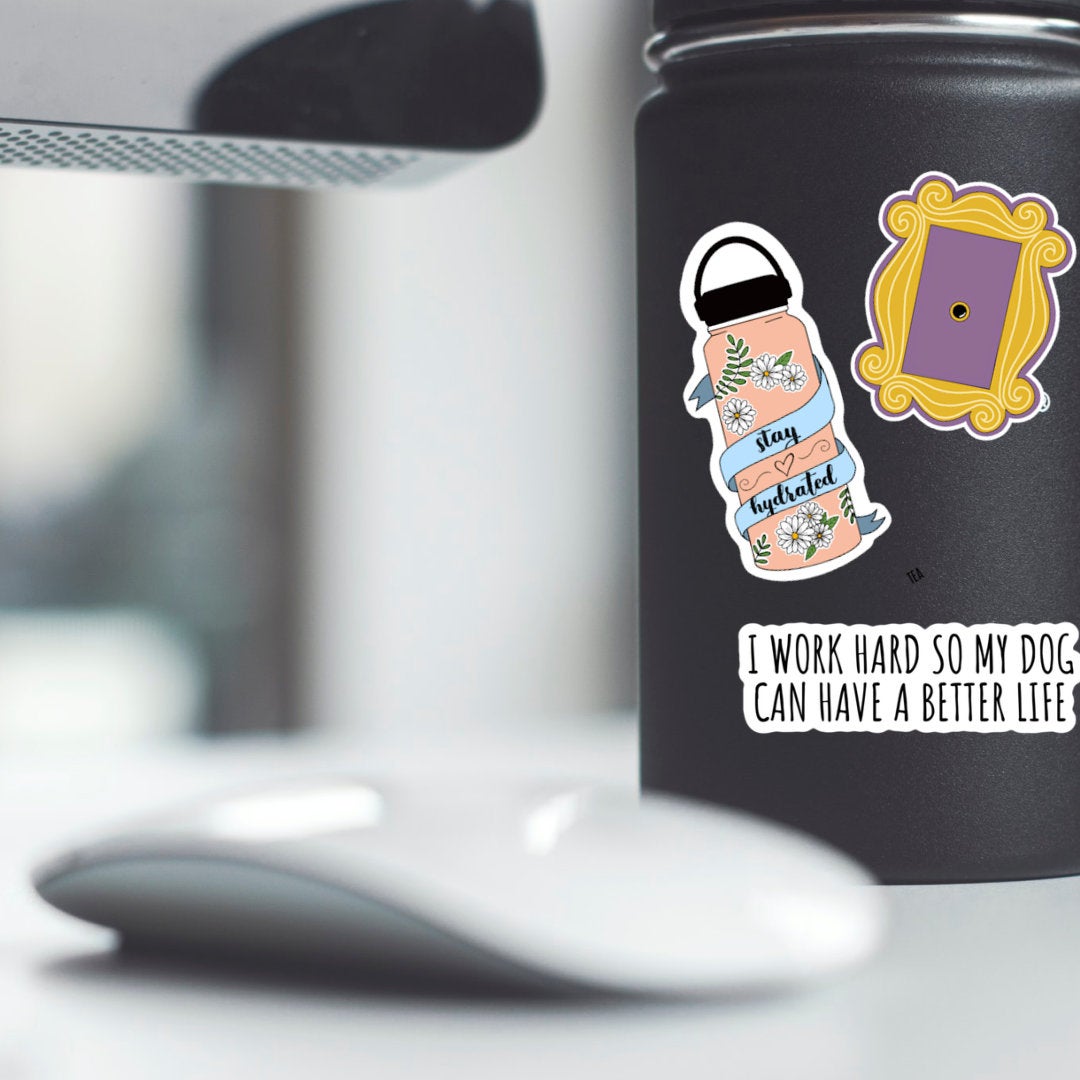 I Work Hard So My Dog Can Have a Better Life Vinyl Sticker