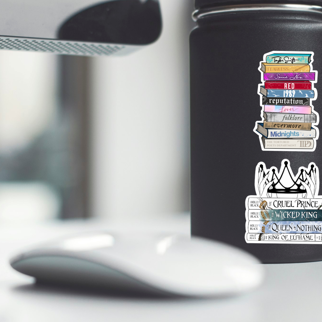 Eras Book Stack Vinyl Sticker
