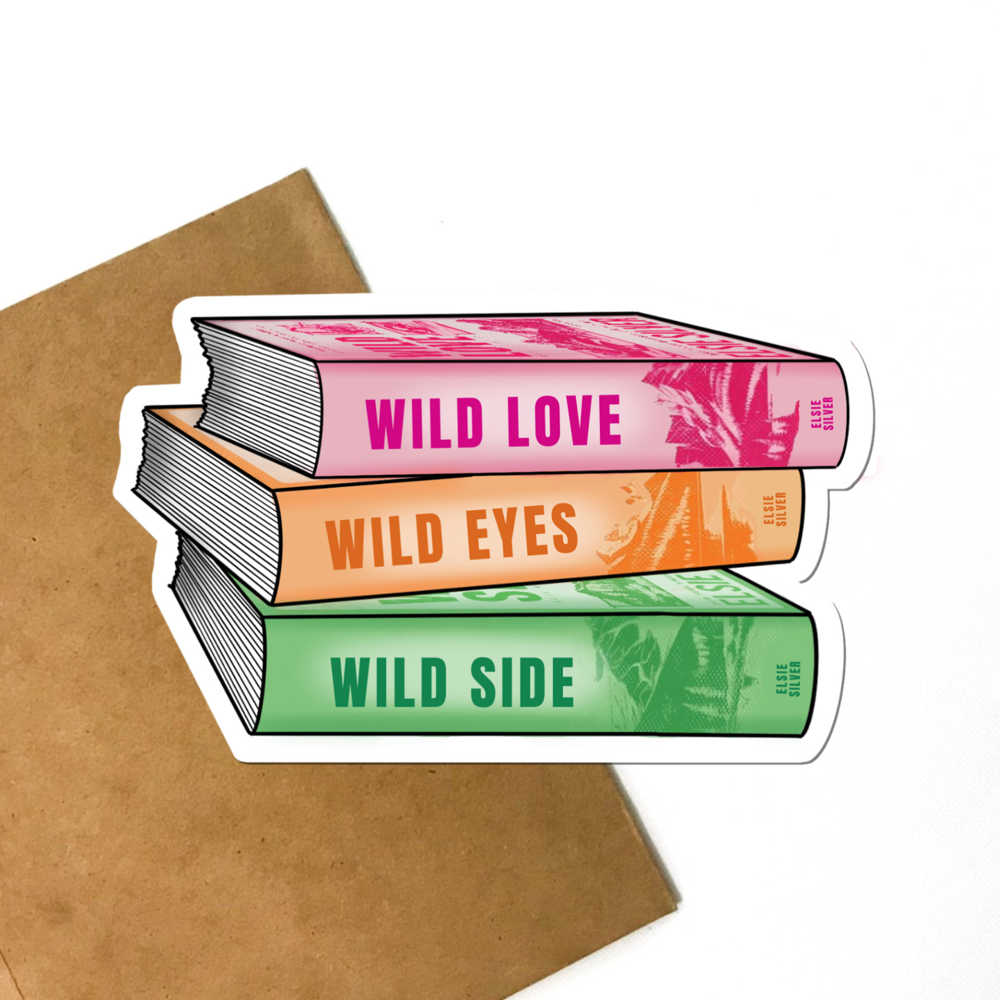 Rose Hill Book Stack Sticker