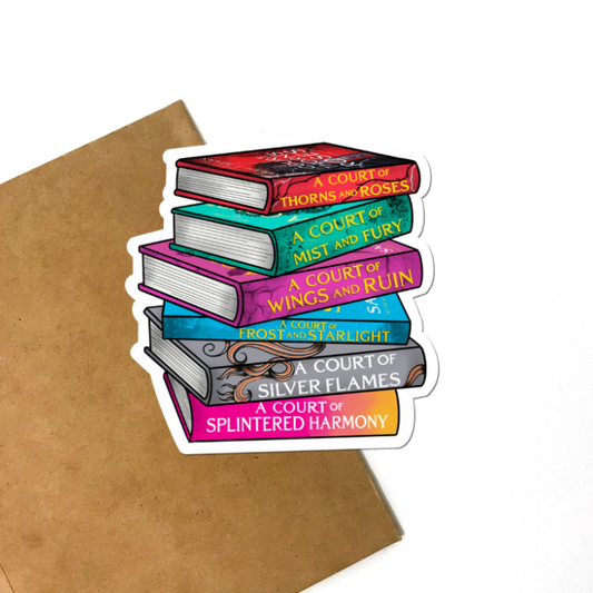 ACOTAR Books Vinyl Sticker