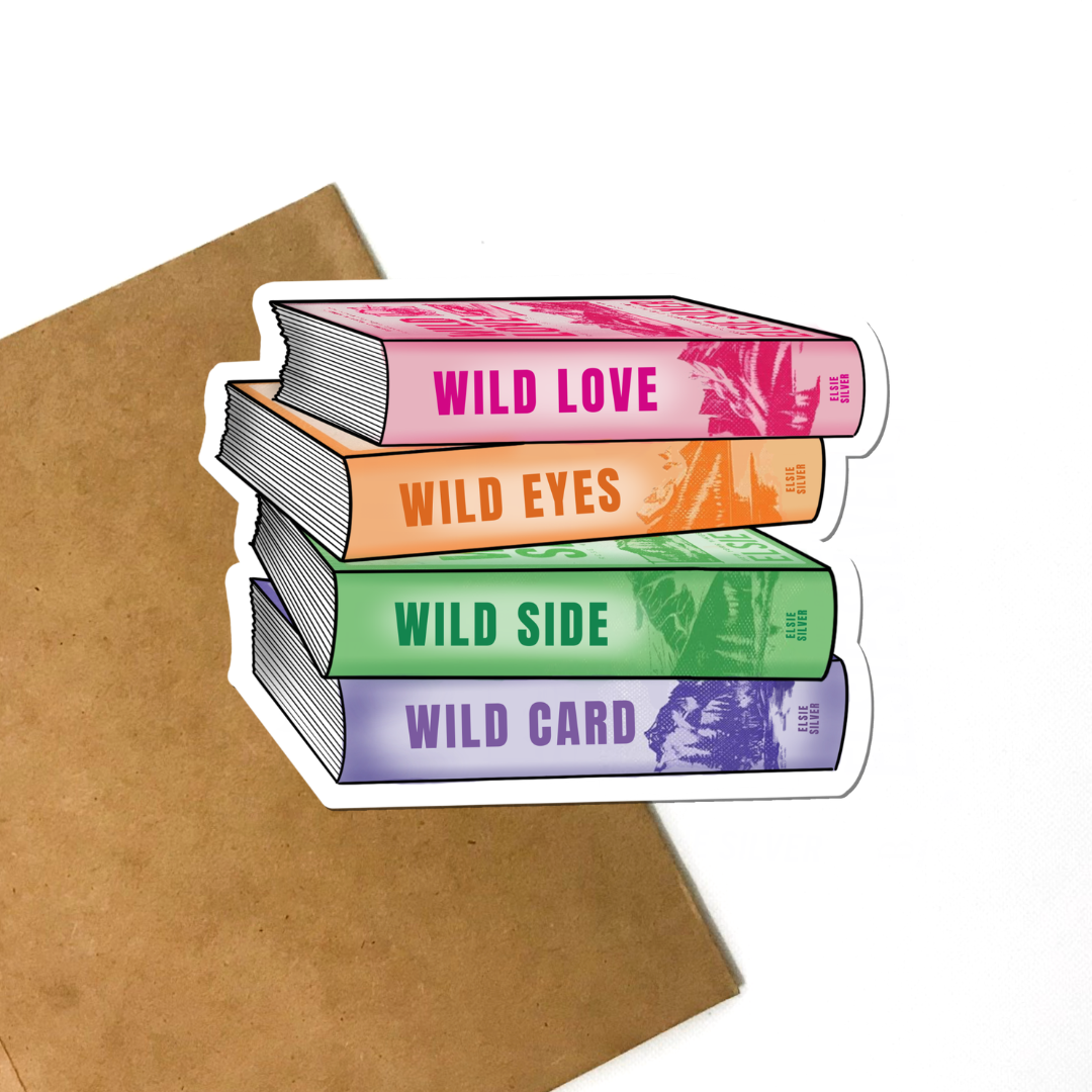 Rose Hill Book Stack Sticker