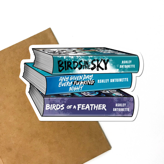 Birds in the Sky Book Stack Series