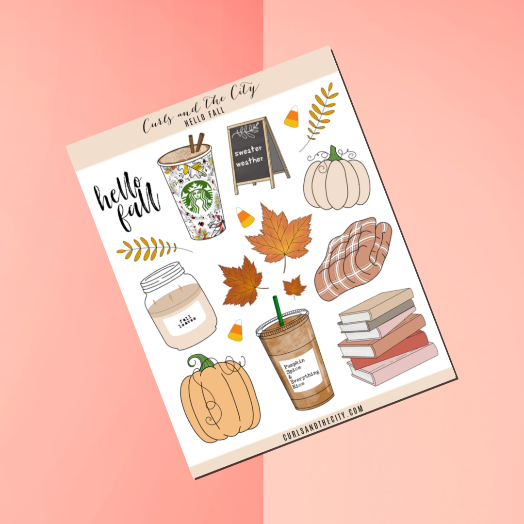 Hello Fall Sticker Sheet