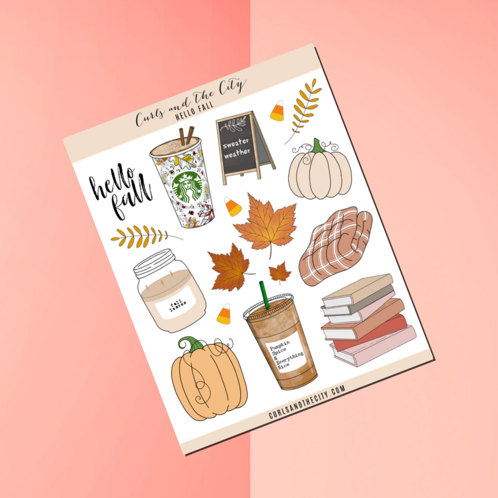 Hello Fall Sticker Sheet