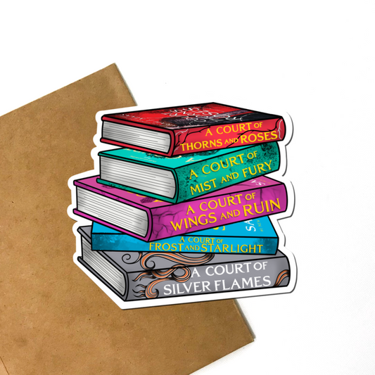 ACOTAR Books Vinyl Sticker
