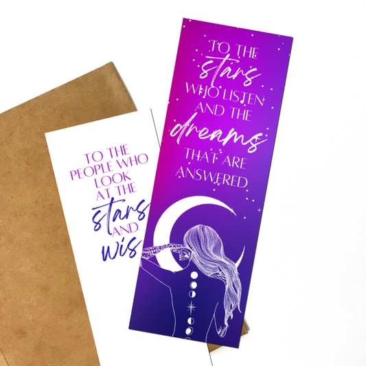 Feyre Stars and Dreams Bookmark, ACOTAR