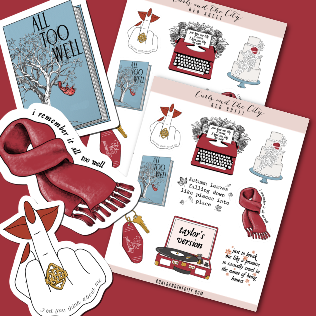 Red Sticker Sheet