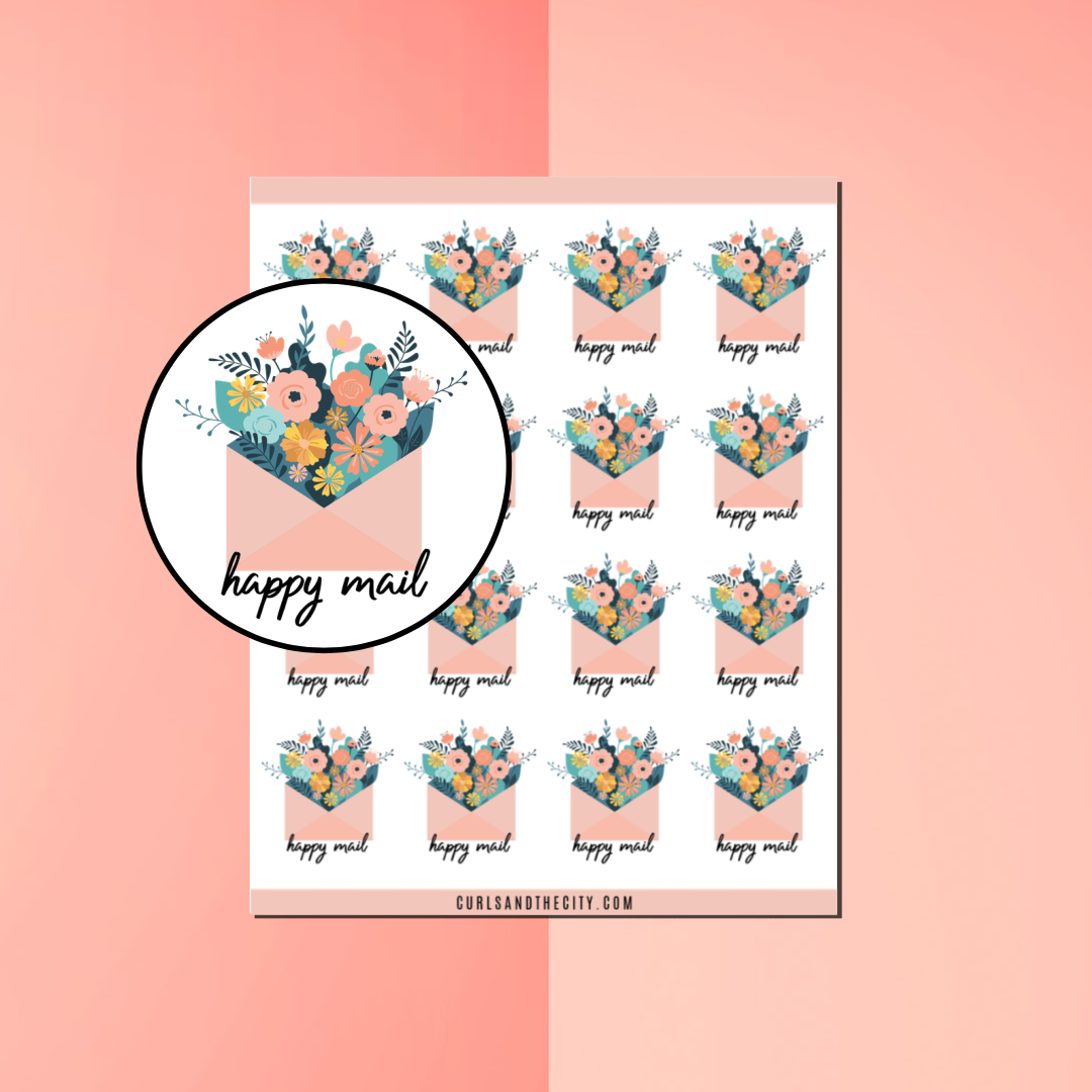 Happy Mail Sticker Sheet