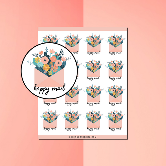 Happy Mail Sticker Sheet