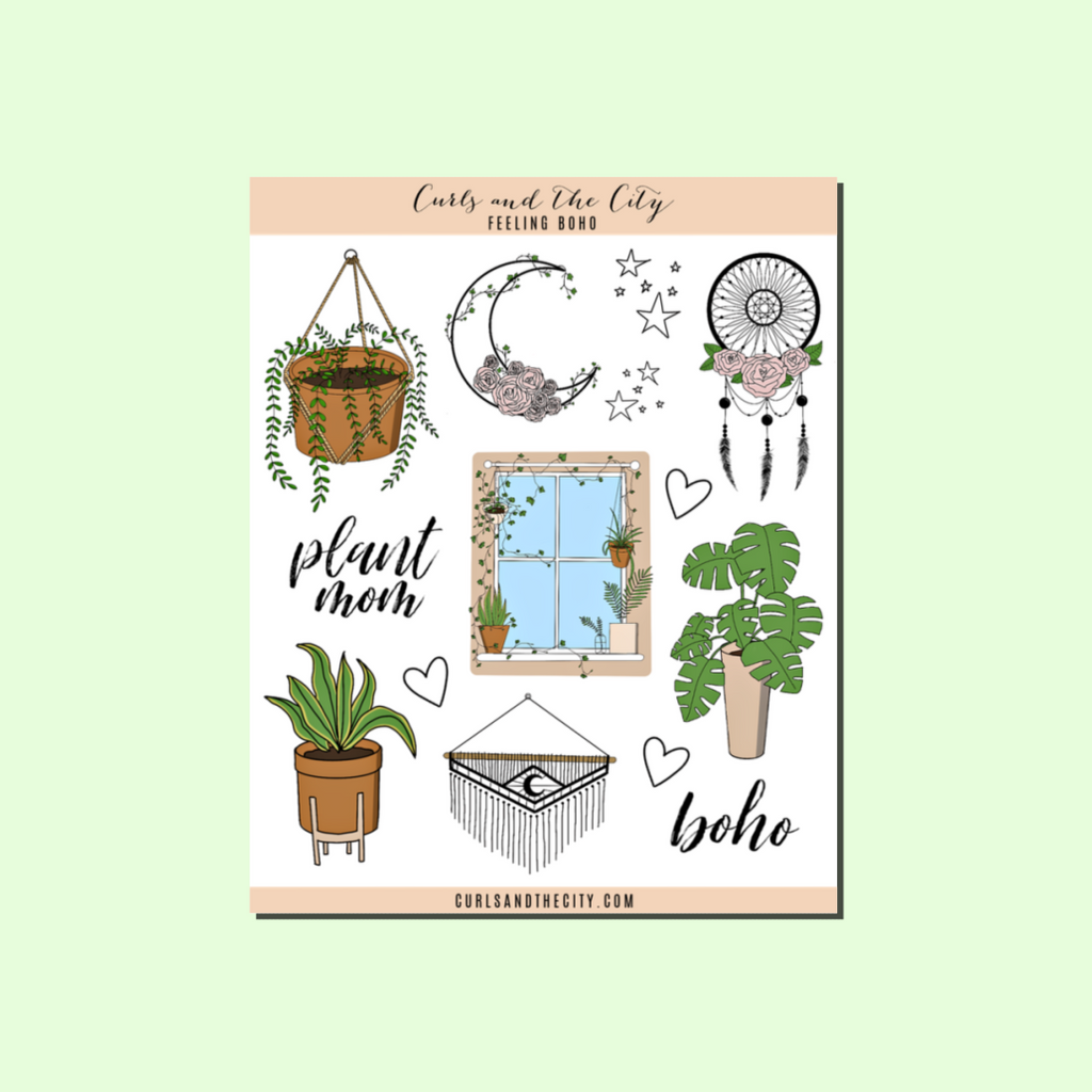 Feeling Boho Sticker Sheet