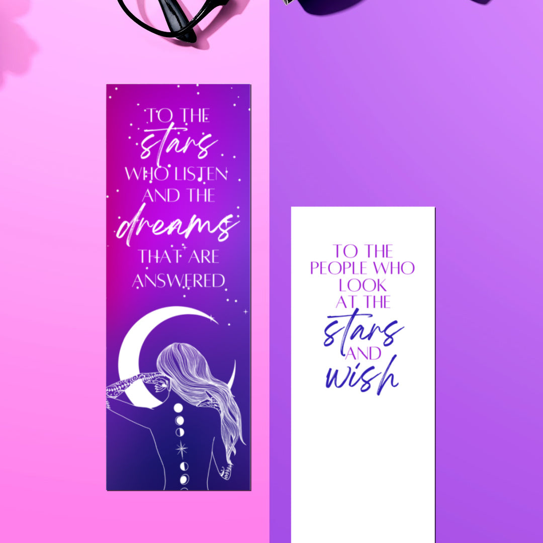 Feyre Stars and Dreams Bookmark, ACOTAR