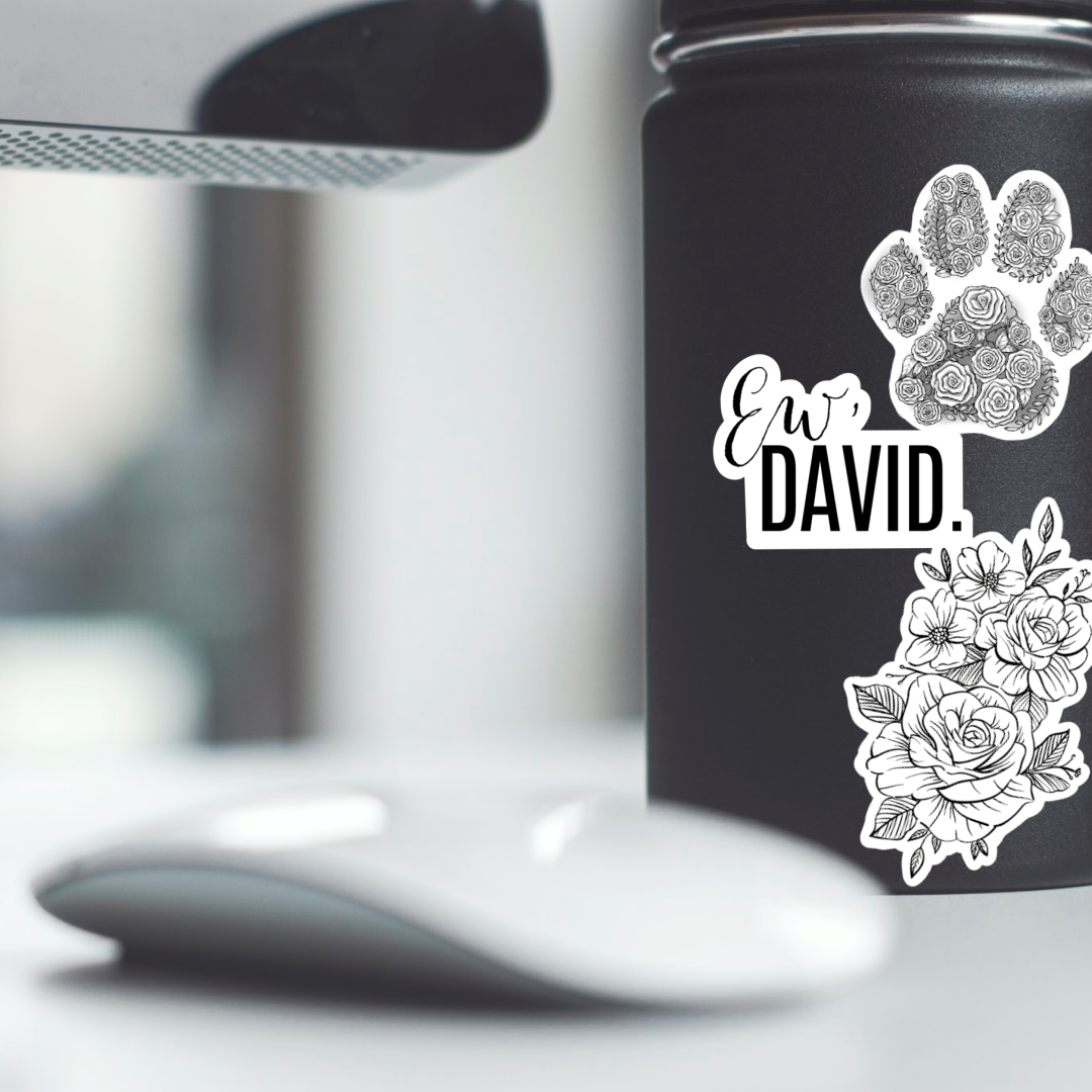 Ew David Vinyl Sticker