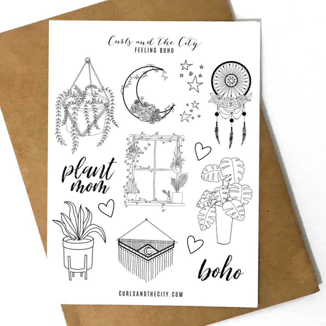 Feeling Boho Sticker Sheet