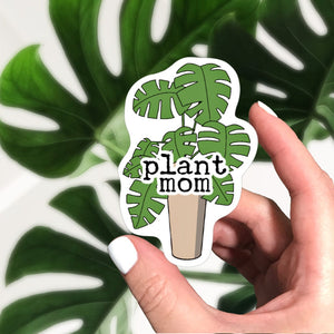 Plant Mom Vinyl Sticker