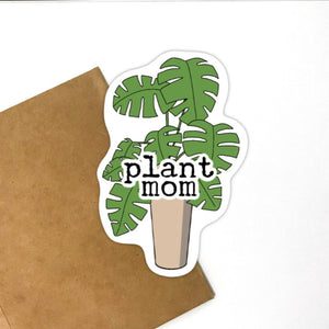 Plant Mom Vinyl Sticker