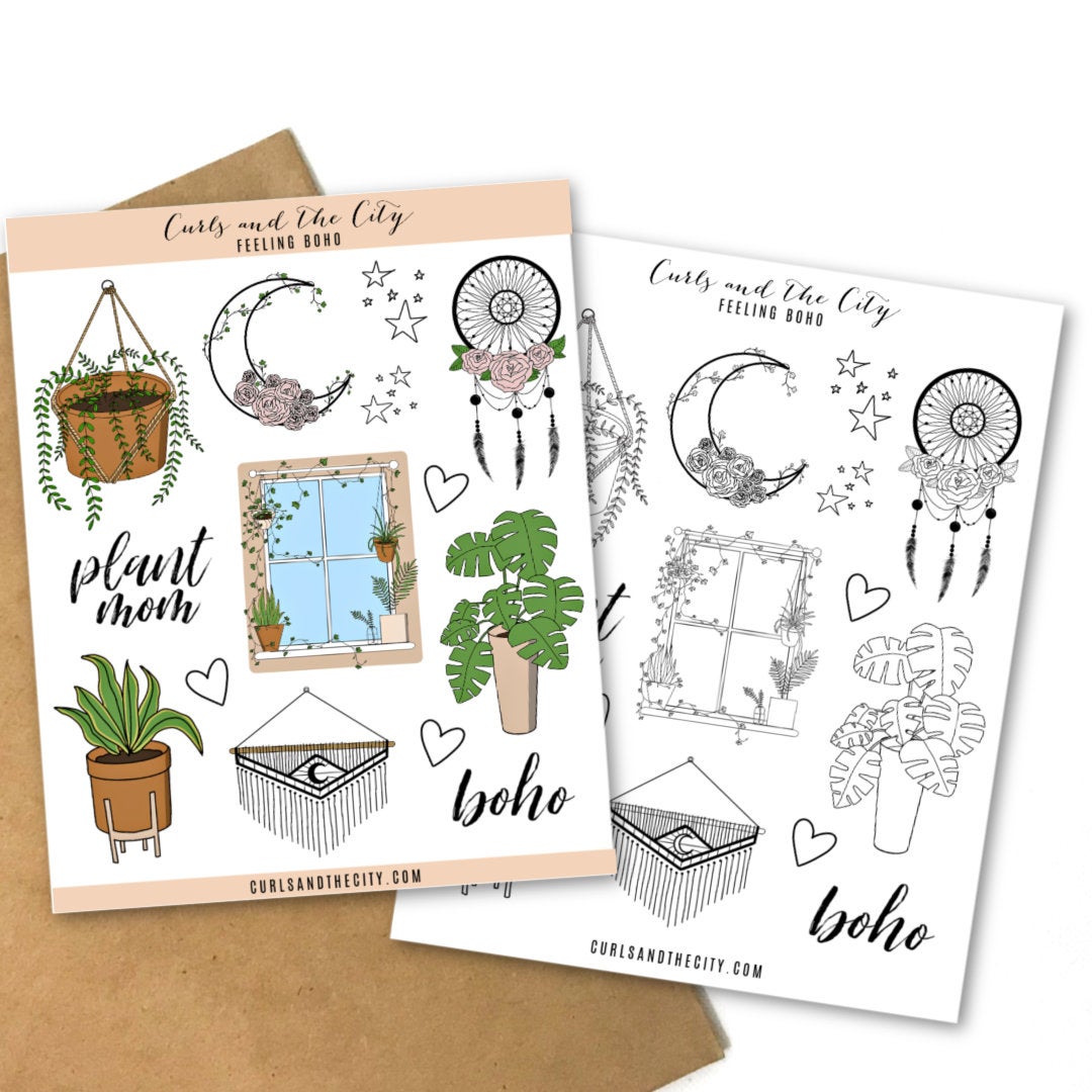 Feeling Boho Sticker Sheet
